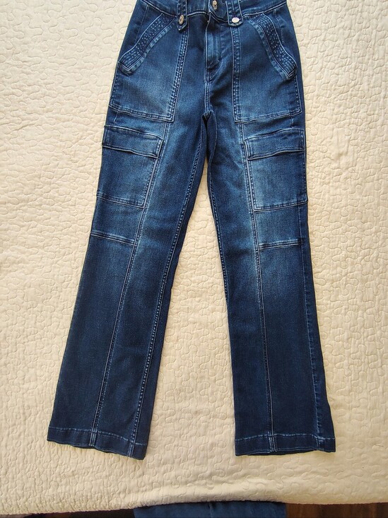 White House Black Market Pants - White House Black Market Navy  Denim Pants Size 25.